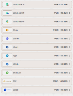 Kriptovalutás fizetések a Wyns kaszinóban