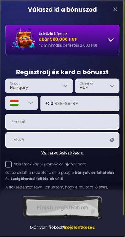 Slotsgem regisztráció2