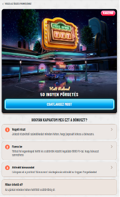 Wyns Heti Reload bónusz